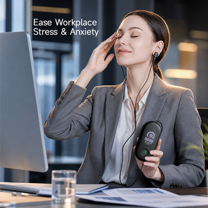 Appareil intelligent CES à micro-courant <span class=keywords><strong>pour</strong></span> l'oreille, stimulation des ondes Theta, réduit le stress, améliore la vitesse d'endormissement - Product Image 4