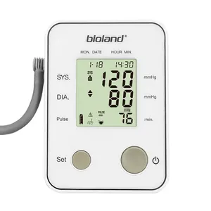 Factory price large LCD Automatic Digital Smart sphygmomanometer Upper Arm meter blood pressure bp monitor
