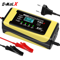 Chargeur de batterie intelligent à impulsions pour voiture et moto, charge rapide, réparation, 12V6A, JJ1206-06