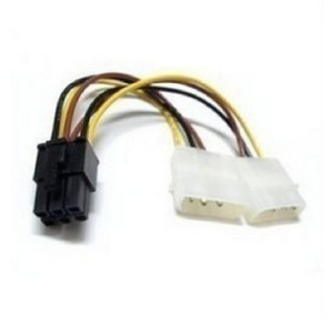 4Pin To 6Pin Pcie <b>Power</b> <b>Adapter</b> Cable For Graphics Card Dual 4P To 6P Connector - Product Image 5