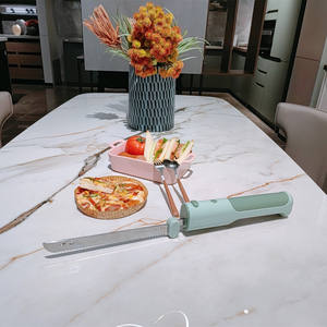 Couteaux de cuisine rechargeables à chargement USB Lames en acier inoxydable <span class=keywords><strong>Jambon</strong></span> électrique Dinde Steak Boeuf Steak Pain Tranchage <span class=keywords><strong>Couteau</strong></span> de coupe - Product Image 2