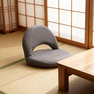 كرسي أرضي محمول قابل للتحويل والطي مع مسند ظهر قابل للتعديل بخمس وضعيات للاستخدام في غرفة المعيشة - Product Image 2