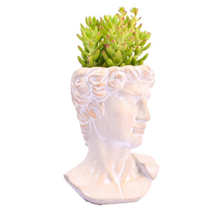 กระถางปลูกต้นไม้หน้าสำหรับตกแต่งสวนกระถางบอนไซอวบน้ำกระถางซีเมนต์ขนาดเล็กสำหรับปลูกในร่มกลางแจ้งกล่องวินเทจ - Product Image 4