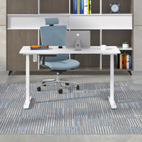 Vente directe d'usine chinoise, moteur unique pratique, bureau de mouvement ergonomique, électrique et économique, hauteur réglable