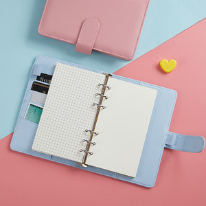 Carpeta <span class=keywords><strong>de</strong></span> presupuesto A6 <span class=keywords><strong>de</strong></span> 200 páginas, cuaderno portátil para niña, <span class=keywords><strong>libro</strong></span> <span class=keywords><strong>de</strong></span> cubierta <span class=keywords><strong>de</strong></span> papel <span class=keywords><strong>de</strong></span> PVC <span class=keywords><strong>de</strong></span> mano con tarjetero, diario <span class=keywords><strong>de</strong></span> cuero Pu - Product Image 6