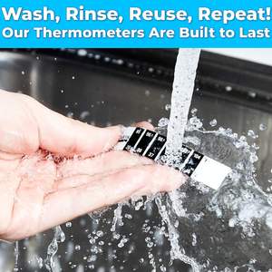 Adesivo de testa para bebês, tira termômetro personalizada de boa qualidade para crianças, bebês e adultos, adesivo para febre, para uso doméstico - Product Image 3