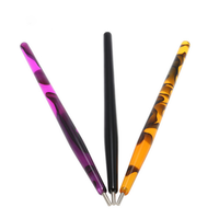 Offre Spéciale accepter Logo privé peinture fleur Nail Art pointillage outils 3D magique ongles aimant bâton oeil de chat Gel aimant stylo