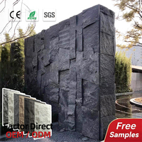 Revestimiento de Piedra Artificial Resistente a la Intemperie para Exteriores, Panel de Pared de Poliuretano / PU con Aspecto de Piedra Natural