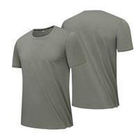 Maillot de sport avec Logo personnalisé en Polyester, coupe Slim, vêtements de sport à manches courtes, couche de Base vierge, chemise de Compression d'entraînement pour hommes, livraison directe