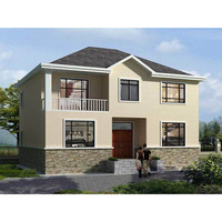 Villa de luxe personnalisée à prix attractif Maison en vente directe en usine Villas préfabriquées en acier léger