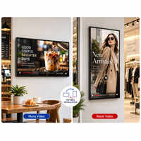 Écran d'affichage vidéo publicitaire LCD tactile Android 2K 4K 32 pouces pour centre commercial, écran mural, signalisation numérique