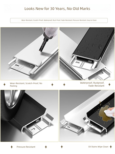 Plinthe murale moderne décorative pour salon, chambre et <span class=keywords><strong>cuisine</strong></span> - Product Image 5