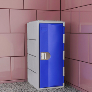 Factory Priced Durable HDPE Plastic Gym Locker Cabinet with Electronic <b>Lock</b> Easy Assembly School <b>Smart</b> Locker - Product Image 2