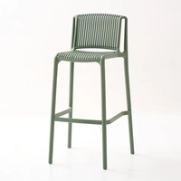 Chaise de bar haute commerciale en plastique, design moderne, pour extérieur, couleurs OEM, pour club sportif, vente chaude