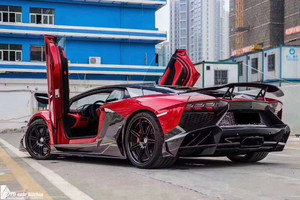 ชุดแต่ง ZNDR ใหม่สำหรับ Aventador LP700 อัพเกรดชุดแต่งรอบคันสไตล์ MSY คาร์บอนไฟเบอร์ กันชน สเกิร์ตข้าง ดิฟฟิวเซอร์ สปอยเลอร์ - Product Image 5