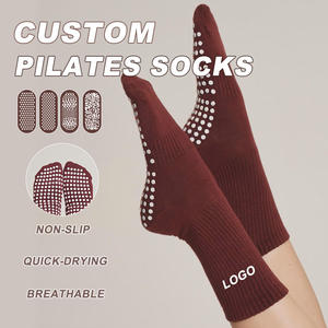 Calzini Morbidi Elasticizzati Personalizzati per Pilates, Antiscivolo, Confezione Gratuita per Set Regalo Pilates, Vendita al Dettaglio e Rivendita - Product Image 1