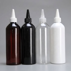 Flacons d'huile capillaire en plastique PET et PP blancs et noirs de 30 ml et 50 ml, avec applicateur à vis anti-fuite en HDPE, pour la croissance des cheveux et l'utilisation en salon - Product Image 4