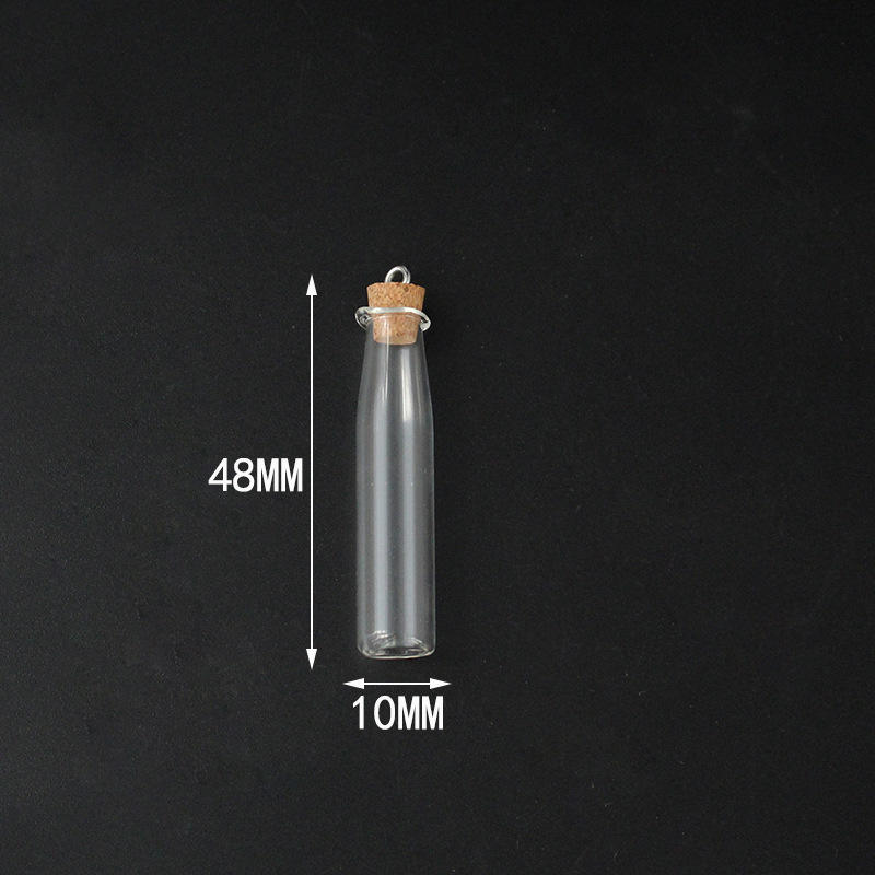 Straight tube shape+cork+hook