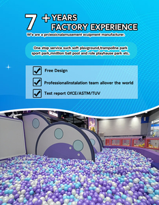 Custom Design Kids Indoor Playground Equipment for Children with Soft Big Slide and <b>Trampoline</b> Zone for Resort Hotel Play Areas - Product Image 6