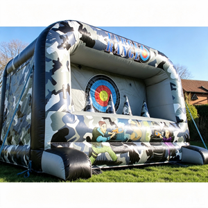 Pared Inflable de PVC con Diseño de Camuflaje para Tiro con Arco, Lanzamiento de Hachas y Tiro al Blanco, para Uso en el Hogar y Centros Comerciales - Product Image 1