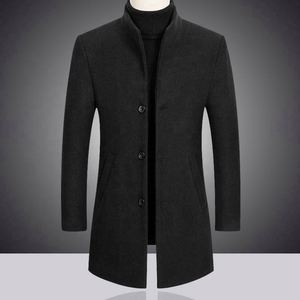 Nouveau Manteau Long d'Hiver pour <span class=keywords><strong>Homme</strong></span> en Laine Épaisse, <span class=keywords><strong>Trench</strong></span>-Coat Automne-Hiver 2026, Vente Chaude - Product Image 2