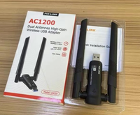 Adaptador WiFi USB ALFA Network de 1200Mbps, Dongle WIFI 5, Adaptador de Red Inalámbrica para PC, Compatible con Windows 10/8.1/8/7, MacOS