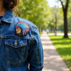 Patch Termoadesivo Ilan 8.7x7.1 Cm per Abbigliamento - Product Image 3