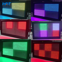 Lumière matricielle LED RGBW à 8 canaux avec contrôle DMX512, boîtier en plastique IP20, dimmable - Éclairage professionnel pour scène et discothèque