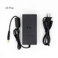 Adaptor Daya Charger Kabel AC US EU untuk PS2 Slim Seri 70000 DC 8.5V