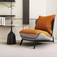 Fauteuil individuel de luxe léger italien, fauteuil inclinable paresseux tendance, petit canapé pour salon, balcon et petit appartement