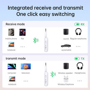 جهاز إرسال واستقبال بلوتوث بالبلوتوث ، مع أي مقبس من من من طراز TVs/الأجهزة اللوحية ومكبرات الصوت والسيارات - Product Image 4