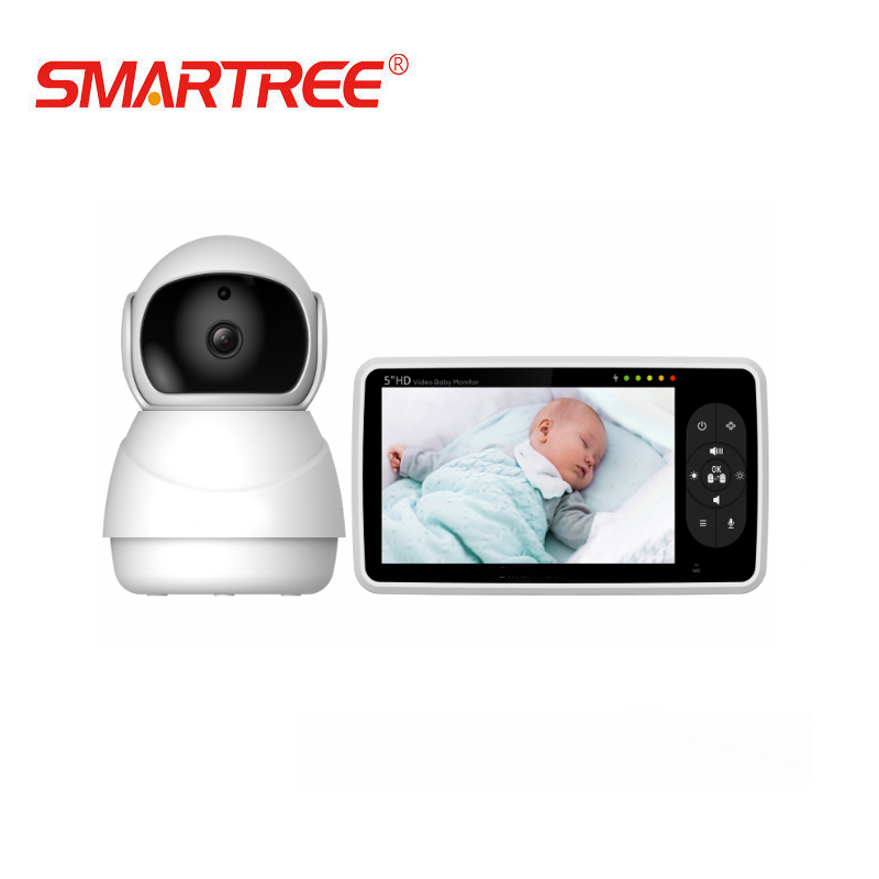 5 inch HD hot selling smartree reliable baby monitor manufacturer, baby monitor factory