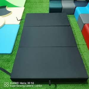 Colchoneta Plegable para <span class=keywords><strong>Escalada</strong></span> en Roca, Colchoneta de Protección, Colchoneta para Boulder, 1000D, Negro/Gris - Product Image 5