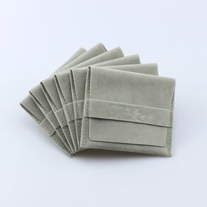 Bolsa de Terciopelo Negra Pequeña con Cordón, para Regalos y Joyería, Fabricada en China, Venta al Por Mayor, OEM - Product Image 5