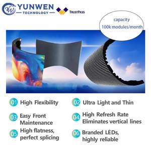 Indoor 4K P2.5 LED Screen IP65 Wave Screen Shaped Media Wall for Retail Store Shopping Mall-Expo Ceiling Installation <strong>Animation</strong> - Product Image 3