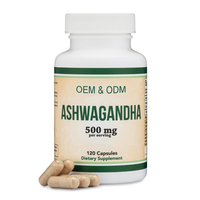 Capsules de gel d'ashwagandha, d'huile de graines noires, de gingembre et d'algues marines pour adultes, OEM