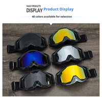 Nouvelles lunettes de moto pour hommes, lunettes de course tout-terrain, lunettes de protection contre le vent, lunettes de sécurité pour le snowboard