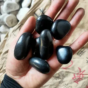 Black Landscape Stone Pebbles For Sale