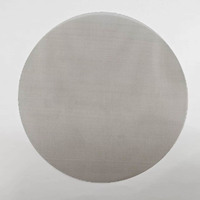 Saringan Kawat Baja Tahan Karat 60 80 100 120 150 Mesh, Filter Disc untuk Mesin Pelet Plastik