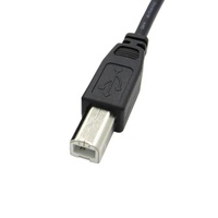 Montage sur panneau USB 2.0 droit mâle à B femelle de type B avec vis pour câble de communication d'imprimante