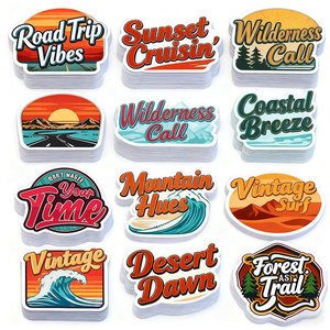 Easy Peel UV Resist Printing Waterproof Durable White Vinyl PVC Self Adhesive Die Cut Custom Stickers