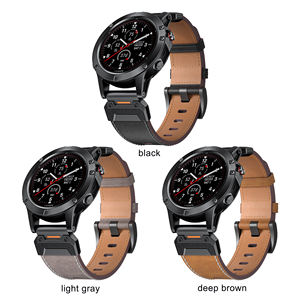Tout nouveau 22mm 26mm cuir montre intelligente bande sangles <span class=keywords><strong>ceinture</strong></span> pour <span class=keywords><strong>Garmin</strong></span> Fenix 5 6x 7x Forerunner 945 955 965 - Product Image 2