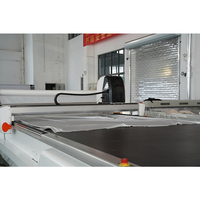 Machine de découpe de tissu pour vêtements, jeans, rideaux, écran de projection, machine de découpe à couteau oscillant avec outil de coupe en V
