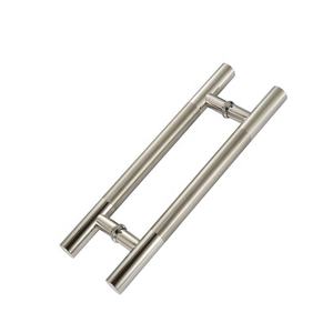 Maniglia per porta maniglia per doccia maniglia per porta a doppia faccia a forma di H vendita calda acciaio inossidabile 304 vetro scorrevole moderno accettabile - Product Image 1