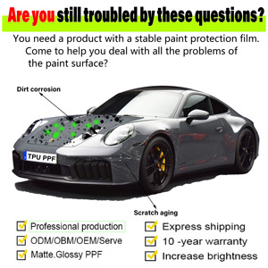 Vinile <span class=keywords><strong>di</strong></span> lusso prezzi accessori per auto TPU Anti-graffio pellicola protettiva per auto <span class=keywords><strong>Film</strong></span> per auto Gloss/opaca Super idrofobica PPF - Product Image 4