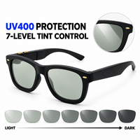 Lunettes à verres photochromiques à transmission de lumière visible, lunettes de protection pour la pêche avec sélection de teinte pour hommes et femmes