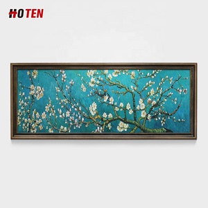 <span class=keywords><strong>Pintura</strong></span> <span class=keywords><strong>al</strong></span> óleo gruesa moderna pintada a mano <span class=keywords><strong>de</strong></span> la famosa "Flor <span class=keywords><strong>de</strong></span> albaricoque" <span class=keywords><strong>de</strong></span> Van Gogh para sala <span class=keywords><strong>de</strong></span> estar o comedor lienzo decorativo - Product Image 1