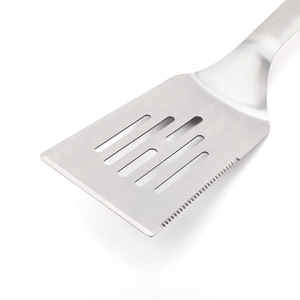 Ensemble d'outils de barbecue en acier inoxydable, 7 pièces, avec poignée en plastique, pour griller et camper en plein air, durable, passe au lave-vaisselle - Product Image 4