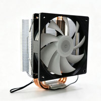 Refroidisseur CPU RGB 120 mm avec 4 caloducs, ventilateur PWM silencieux, dissipateur thermique pour Intel LGA1700 1200 AMD AM5 AM4 PC Gaming – Vente en gros