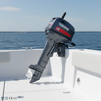 Moteur hors-bord 2 temps à engrenage latéral Yamarine 6B4 E9.9dmh E15dmh 15 CV pour bateau, modèle Enduro japonais, en promotion